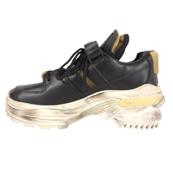 Maison Margiela Retro Fit Sneakers US 10 EU 43 Mens Black White Chunky $950 main image 6